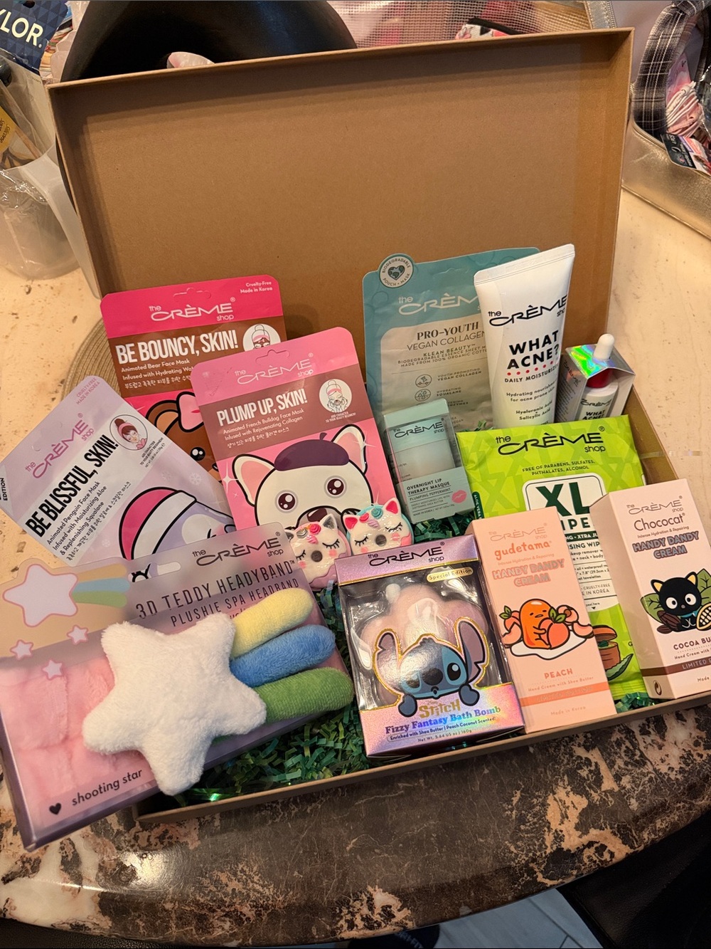 The Crème Shop Kids Bath & Body Gift Set – Pink, Green, Blue
